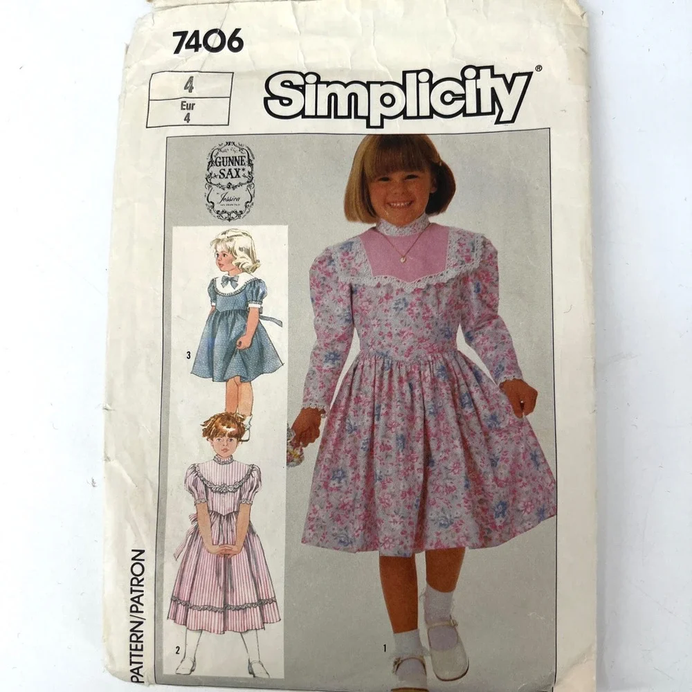 Simplicity 7406 ©1986